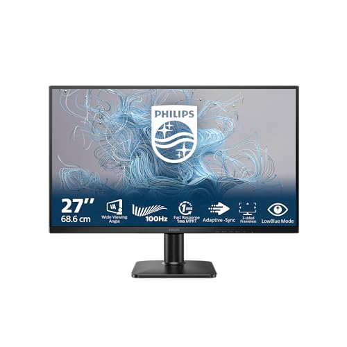 Monitor Philips 27" LED 100Hz Full HD HDMI/VGA