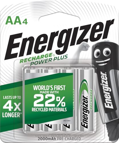 Energizer Pile Stilo Aa Ricaricabili Power Plus 2000mah 4pz