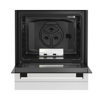 Cucina a Gas 4 Fuochi Forno 64 Lt 60x60 cm Bianca