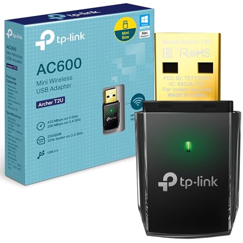 Scheda Rete WiFi USB 600Mbps Dual Band TP-Link Archer T2U Nano