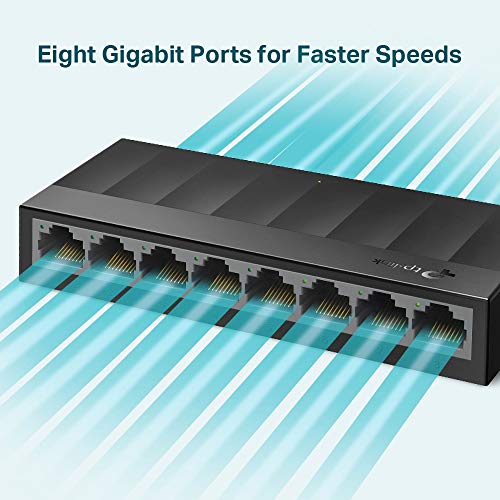 Switch Gigabit 8 Porte 10/100/1000 Mbps