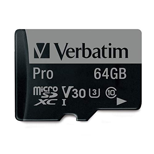 Scheda Memoria Micro SD Pro 64GB U3 Adattatore