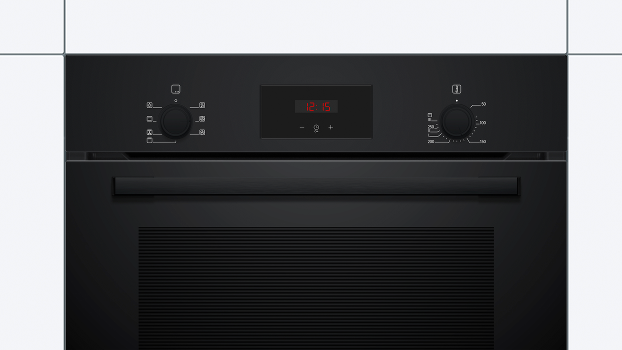 Forno Incasso Statico Ventilato 60cm Nero Bosch