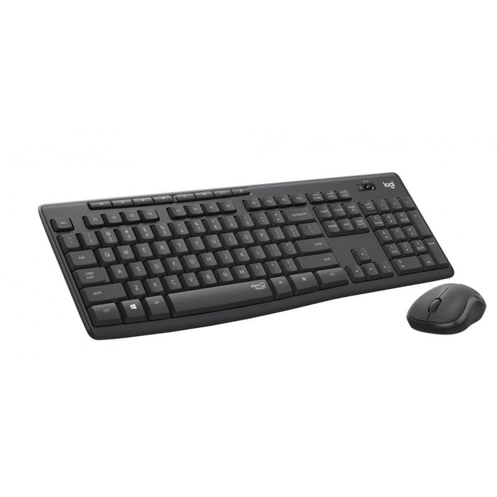 Kit Tastiera Mouse Senza Fili Grigio Grafite Logitech MK295