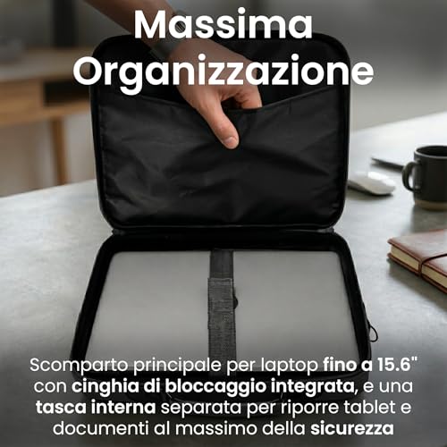 Borsa per Notebook 15,6" Grigio