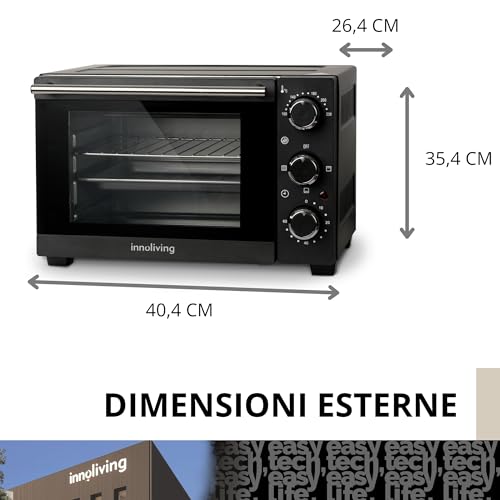 Forno Elettrico 15Lt 1200W Nero