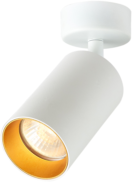 Portalampada da Soffitto Bianco Oro GU10 Max 35W