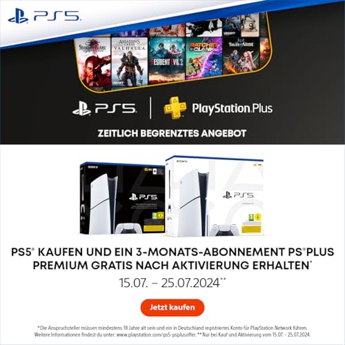 PlayStation 5 Console 1TB Bianca con Lettore + 2 Controller