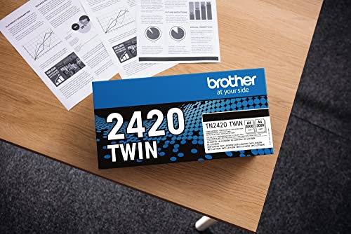 Toner Brother TN-2420TWIN 3K Nero Confezione 2 Pezzi