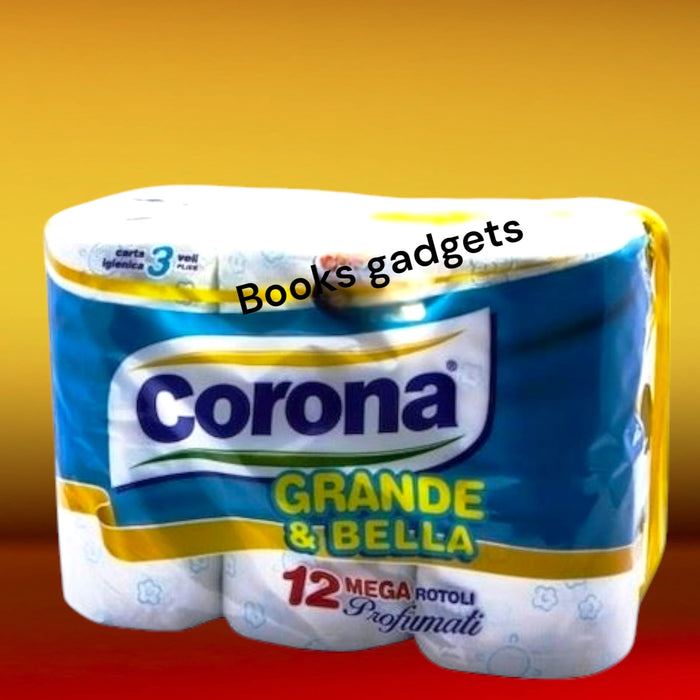 Carta Igienica Corona 12 Rotoli Grande Formato