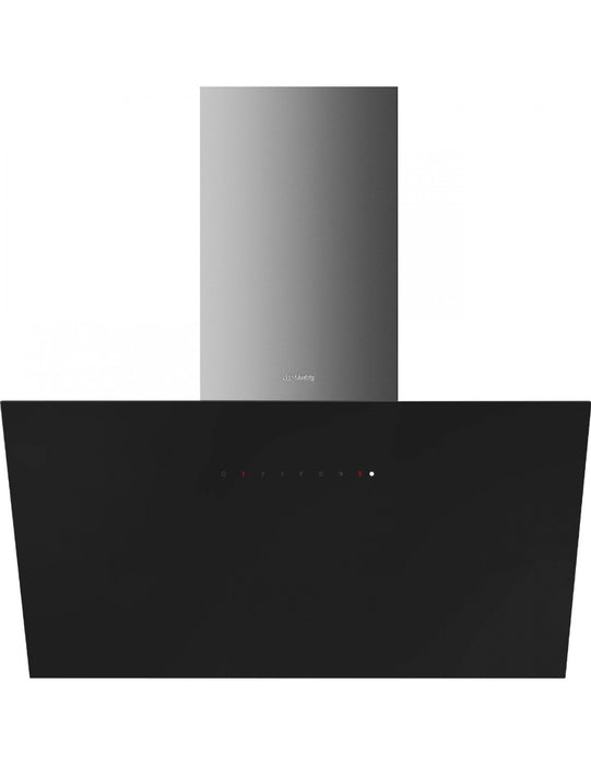 Cappa Aspirante SMEG 90cm 164W Nera Inox Luce LED