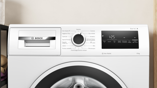 Lavatrice Bosch 8 kg Ecosilence Drive Vapore 1400 Giri