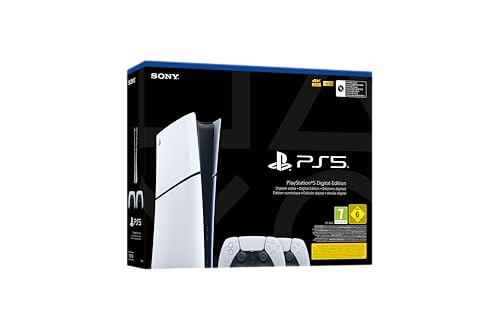 PlayStation 5 Console 1TB Bianca con Lettore + 2 Controller