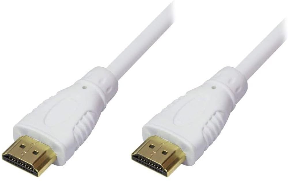 Cavo HDMI 0,5 m Terminali Oro 4K Bianco