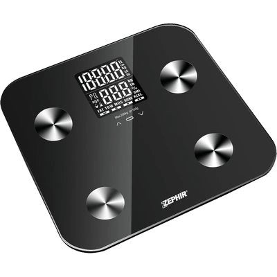 Bilancia Pesa Persona Elettronica Nero Max 200kg