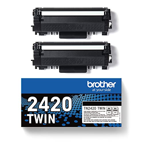 Toner Brother TN-2420TWIN 3K Nero Confezione 2 Pezzi