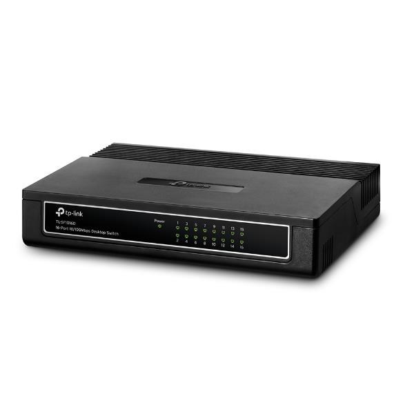 Switch di Rete 16 Porte 10/100 Mbps