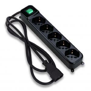 Multipresa UPS 5 Posti Schuko ITA 10A Nera
