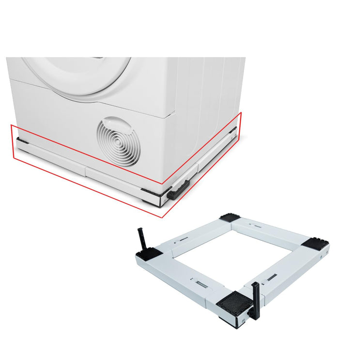Base Universale Antivibrazione con Ruote per Lavatrice/Asciugatrice