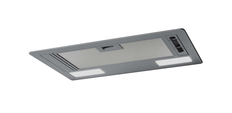 Cappa Aspirante Incasso 54cm 75W Argento Luce LED