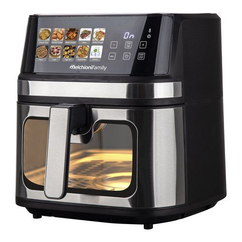 Friggitrice ad Aria Melchioni Gaia Plus 8L 2200W Nero