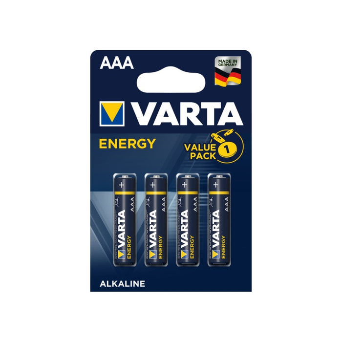 Pile Stilo AAA Alcaline Varta Energy 4 Pezzi