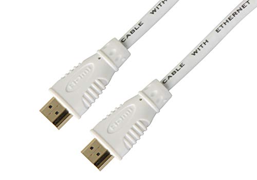 Cavo HDMI 0,5 m Terminali Oro 4K Bianco