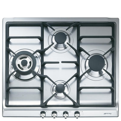 Piano Cottura Incasso Gas 4 Zone 60cm Inox