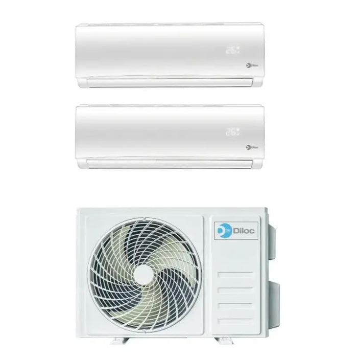 Climatizzatore Dual Split 12000+9000 BTU WiFi A++