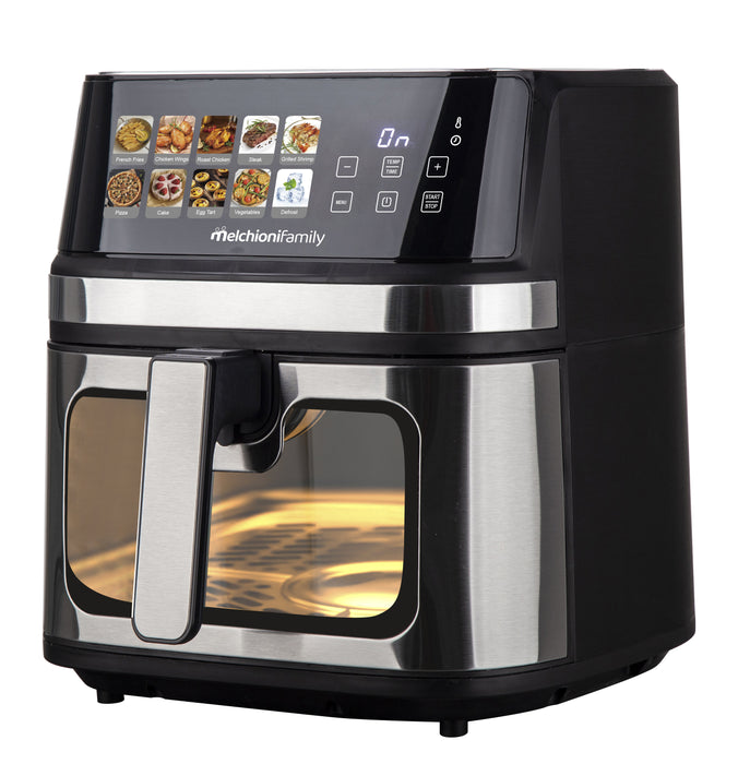 Friggitrice ad Aria Melchioni Gaia Plus 8L 2200W Nero