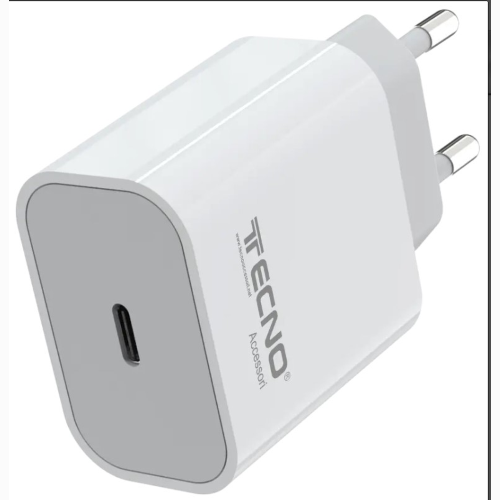 Alimentatore Ricarica Rapida USB-C 20W Bianco