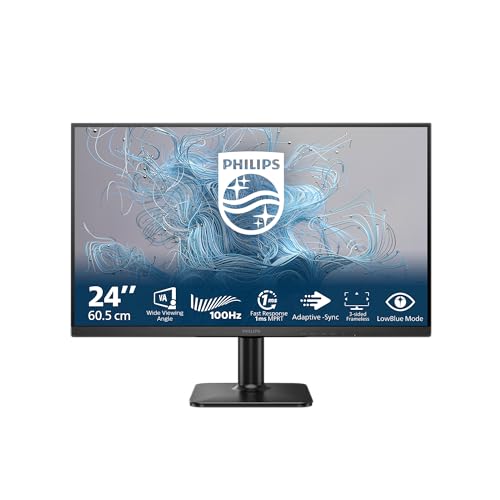 Monitor Philips 24" Full HD 100Hz 4ms VGA HDMI