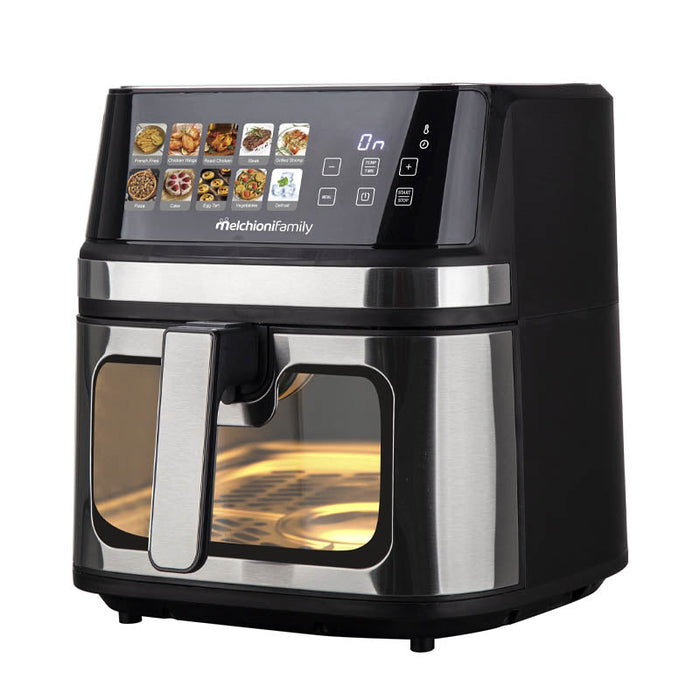 Friggitrice ad Aria Melchioni Gaia Plus 8L 2200W Nero
