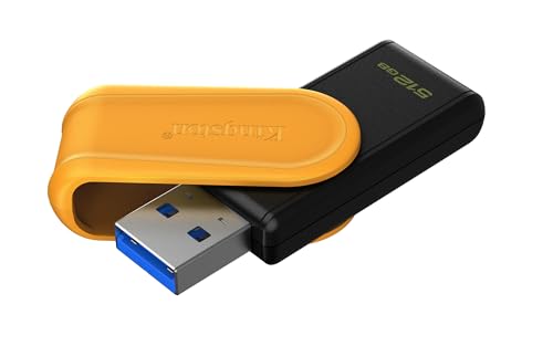 Pendrive Kingston 512GB USB 3.2 Nero Giallo
