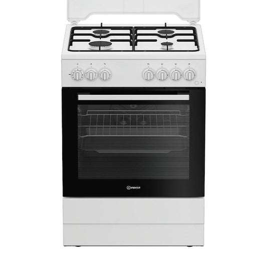 Cucina a Gas 4 Fuochi Forno Elettrico 73L 60x60 Bianca