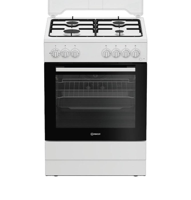 Cucina a Gas 4 Fuochi Forno Elettrico 73L 60x60 Bianca
