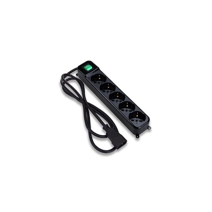 Multipresa UPS 5 Posti Schuko ITA 10A Nera