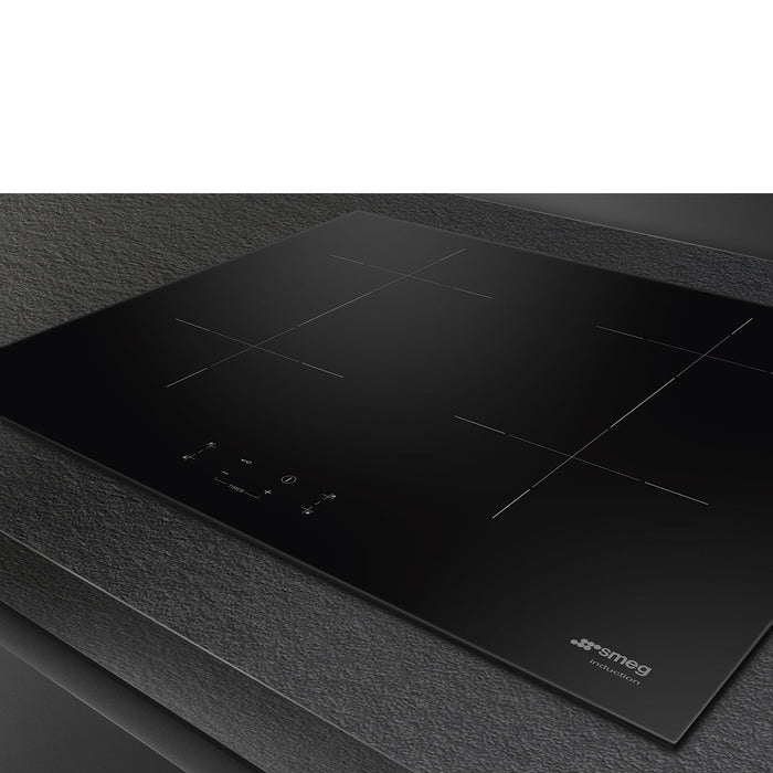 Piano Cottura Smeg Incasso Induzione 70cm 4 Zone Nero