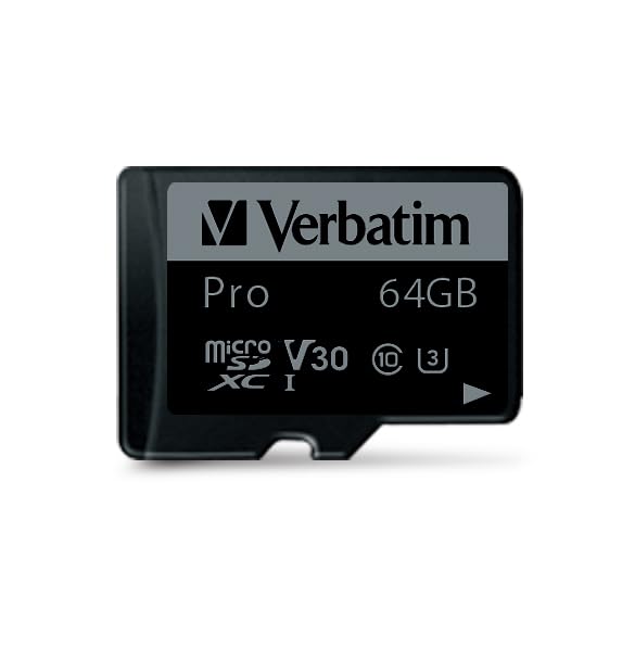 Scheda Memoria Micro SD Pro 64GB U3 Adattatore