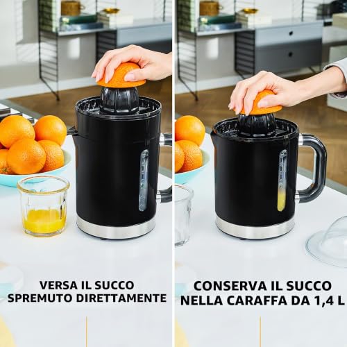 Spremiagrumi Elettrico Tristar 1,4 Lt 40W Nero