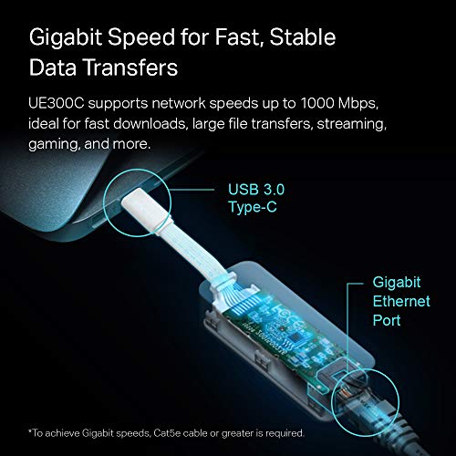 Adattatore USB Type-C a RJ45 Gigabit
