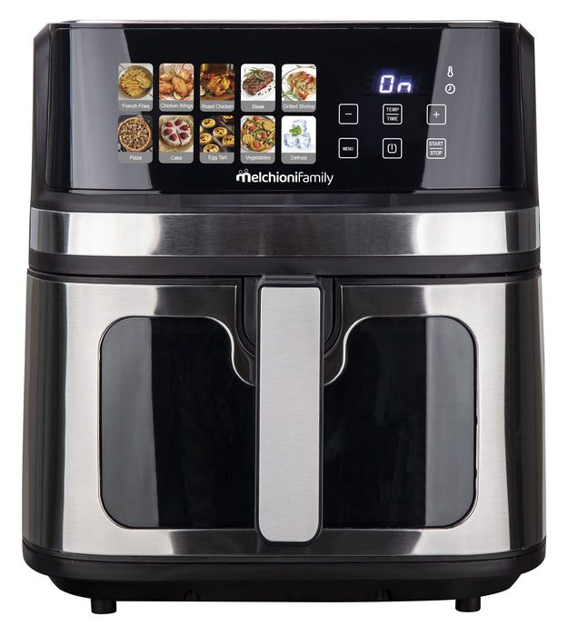 Friggitrice ad Aria Melchioni Gaia Plus 8L 2200W Nero