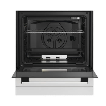 Cucina a Gas 4 Fuochi Forno 64 Lt 60x60 cm Bianca