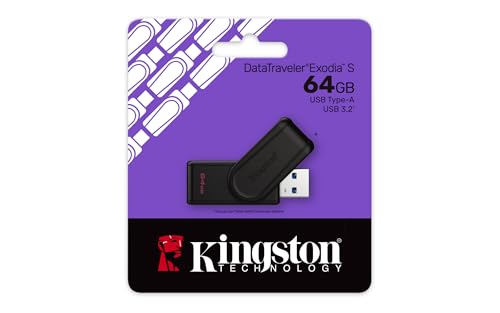 Kingston Pendrive 64GB USB 3.2 Gen1 Nero