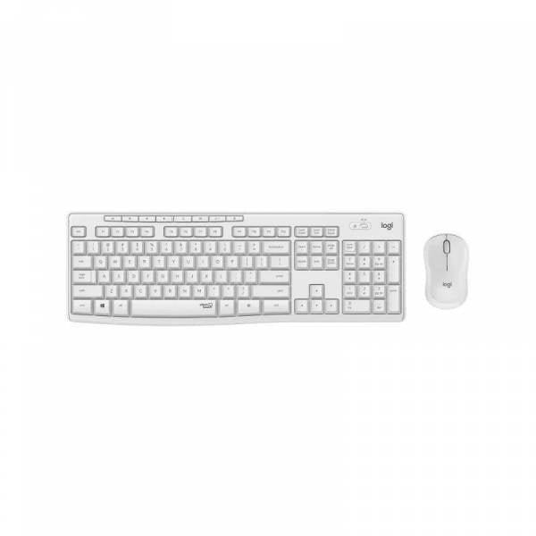 Kit Tastiera e Mouse Senza Fili Bianco MK295