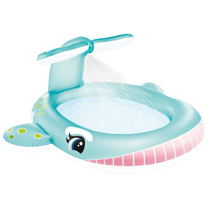 Piscina Balena Gonfiabile Multicolore 201x196x91 cm