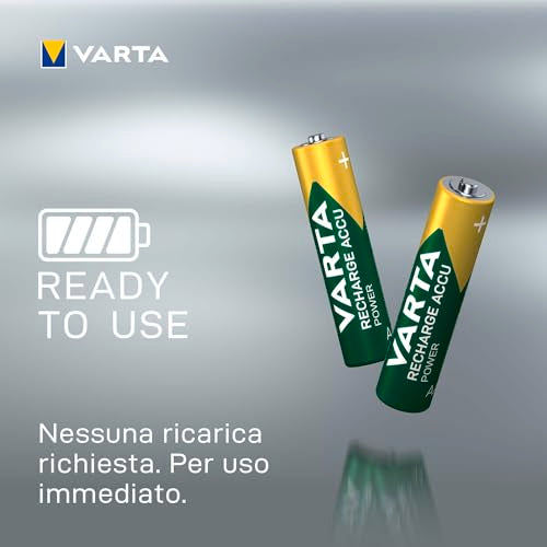 Pile Ministilo AAA Ricaricabili 800mAh Varta 2pz