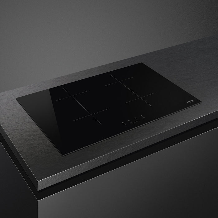 Piano Cottura Smeg Incasso Induzione 70cm 4 Zone Nero