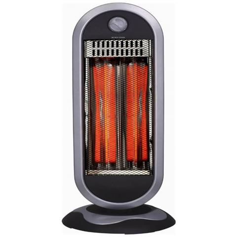 Stufa Oscillante Carbonio 450/900W Nero Grigio