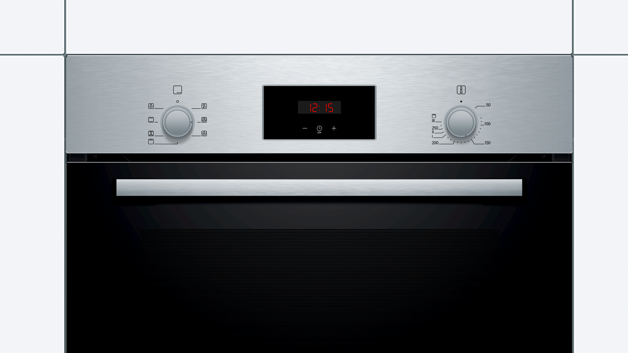 Forno Incasso Statico Ventilato 60cm Inox Bosch